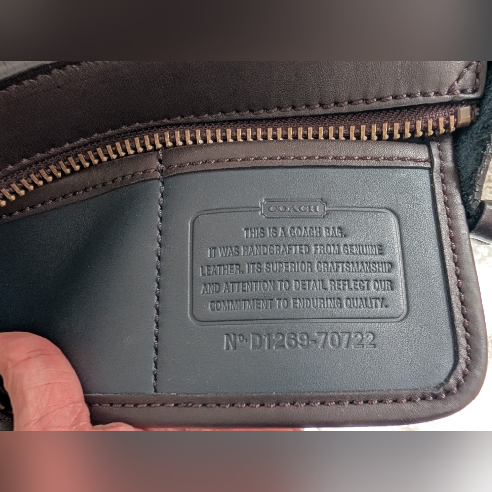 Coach Leather Crossbody Bag 70722 - Picture 11 of 17